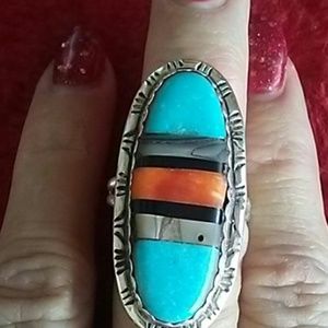 Vintage JF 925 TURQUOISE RING